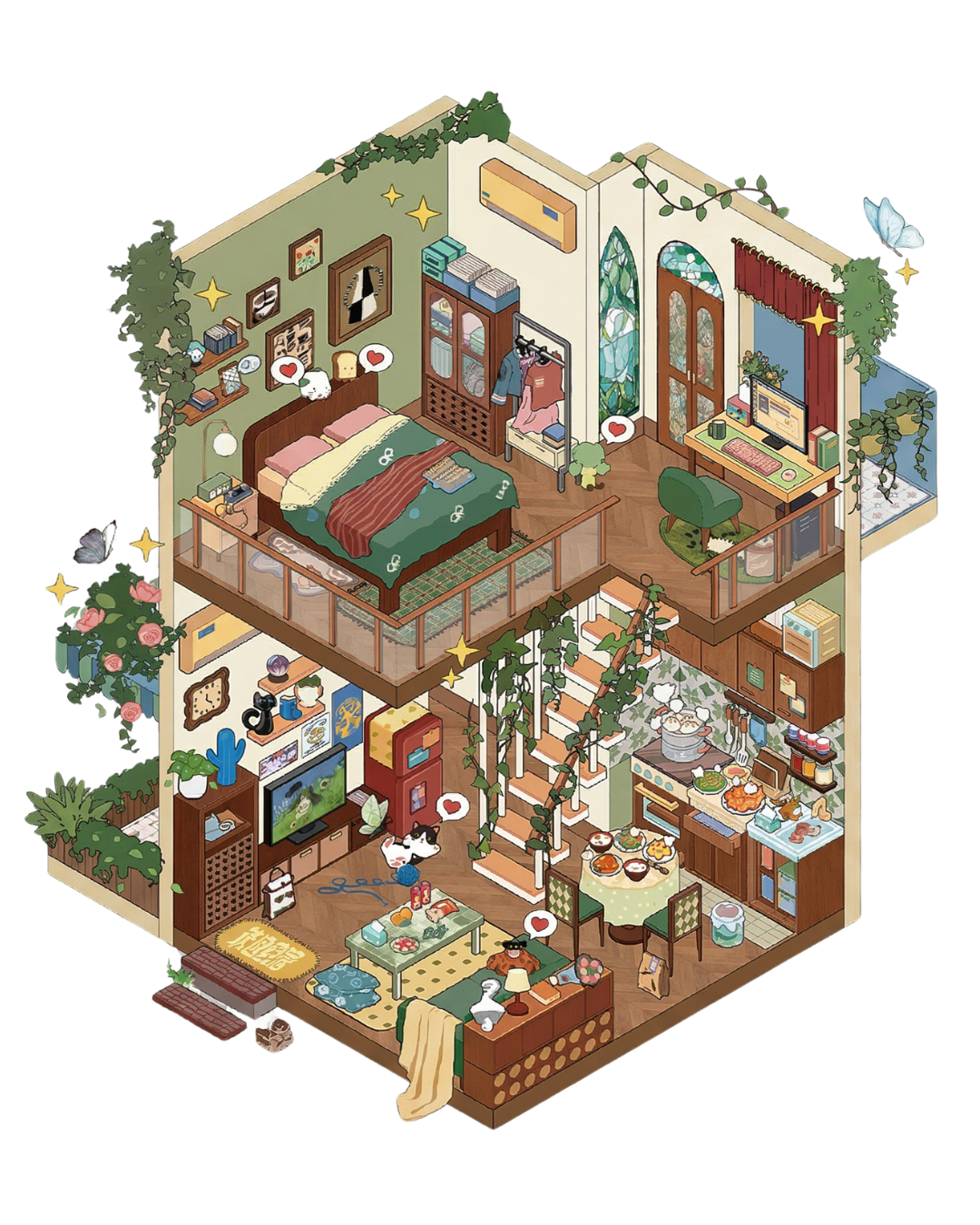60MINS STICKER THERAPY COLLECTION FOR SCENERY STICKERS  THE ULTIMATE HOBBYTO RELAX THE MIND